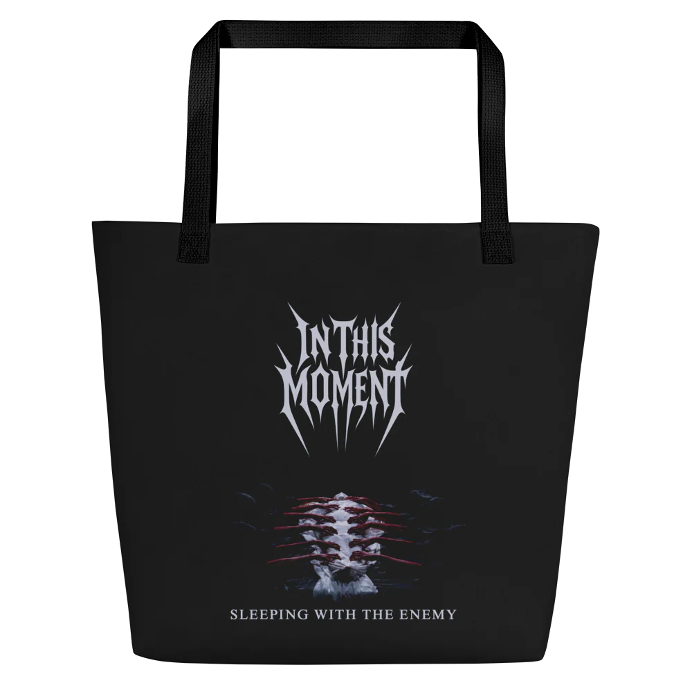 Sleeping with the Enemy 16x20" Tote with pocket - Image 2