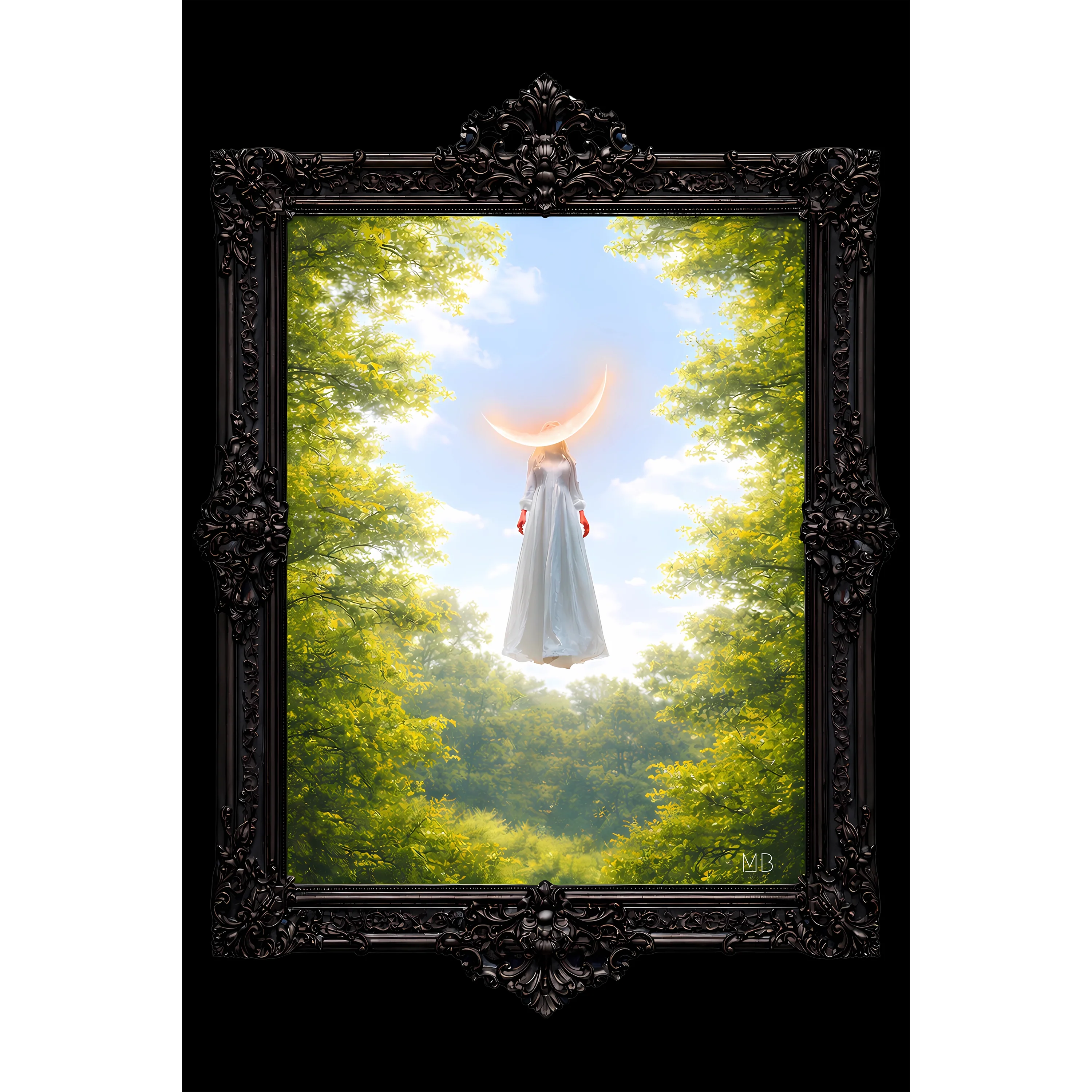Spring Full Moon 12x18" poster - Image 2